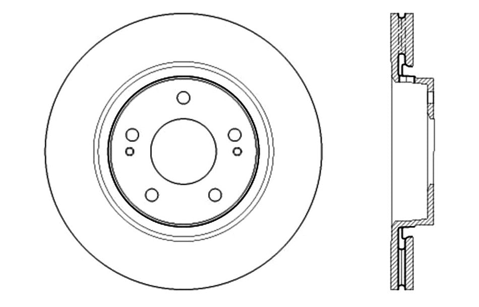 StopTech 128.46078R StopTech Sport Cross Drilled Brake Rotor; Front Right - Truck Part Superstore