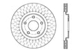StopTech 128.67074R StopTech Sport Cross Drilled Brake Rotor; Front Right - Truck Part Superstore