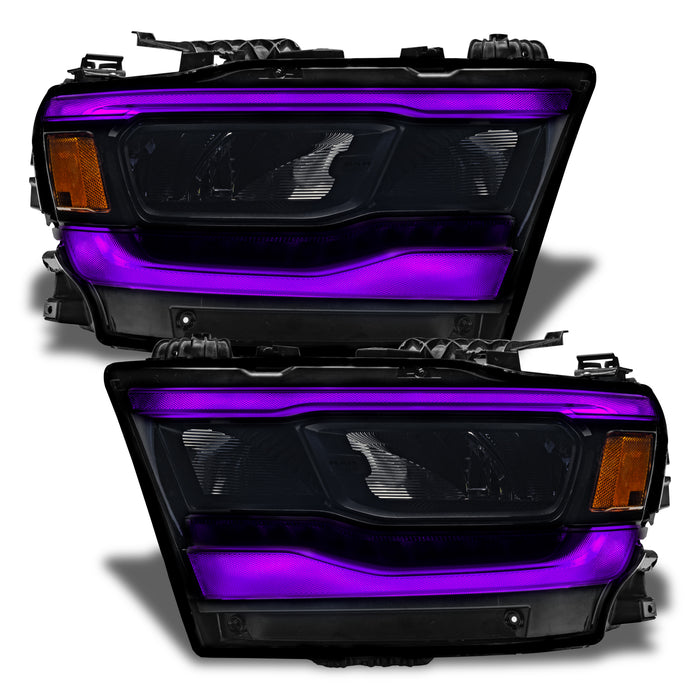 Oracle Lighting 1281-330 2019-2020 Dodge Ram ORACLE RGBW Headlight DRL Upgrade Kit - Truck Part Superstore