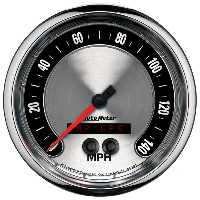 AutoMeter 1281 GAUGE; SPEEDOMETER; 5in.; 140MPH; GPS; AMERICAN MUSCLE - Truck Part Superstore