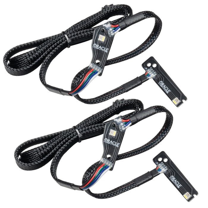Oracle Lighting 1283-334 ColorSHIFT Lightning Bolt RGBW Headlight DRL Upgrade - Truck Part Superstore
