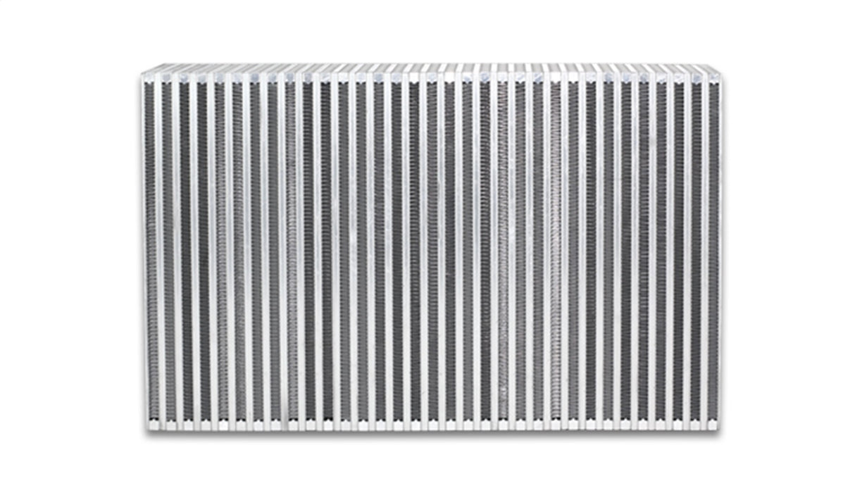 Vibrant Performance 12853 Vertical Flow Intercooler; 22in.W x 14in.H x 4.5in. Thick; Aluminum; - Truck Part Superstore
