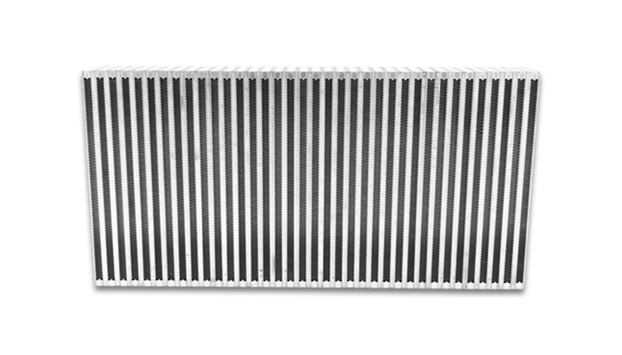Vibrant Performance 12861 Vertical Flow Intercooler; 24 in. Wide x 12 in. High x 3.5 in. Thick; Aluminum; - Truck Part Superstore