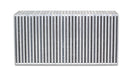Vibrant Performance 12866 Vertical Flow Intercooler; 22in.W x 11in.H x 6in. Thick; Aluminum; - Truck Part Superstore