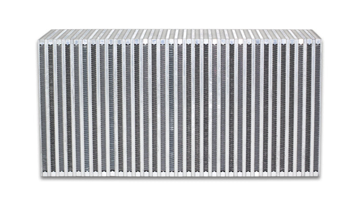Vibrant Performance 12866 Vertical Flow Intercooler; 22in.W x 11in.H x 6in. Thick; Aluminum; - Truck Part Superstore