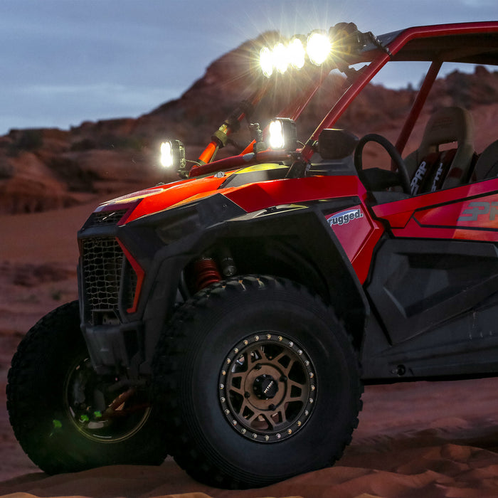 KC HiLiTES 1287 KC FLEX ERA 4 LED 5in Combo 1-Light Universal - Truck Part Superstore