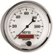 AutoMeter 1287 GAUGE; SPEEDOMETER; 3 3/8in.; 120MPH; ELEC. PROG. W/LCD ODO; OLD TYME WHT II - Truck Part Superstore