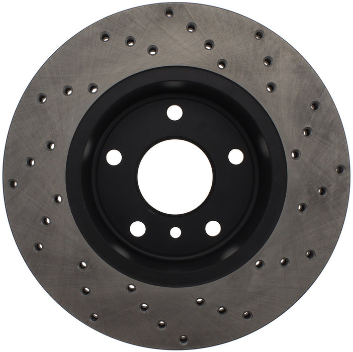 StopTech 128.22003R StopTech Sport Cross Drilled Brake Rotor; Front Right - Truck Part Superstore