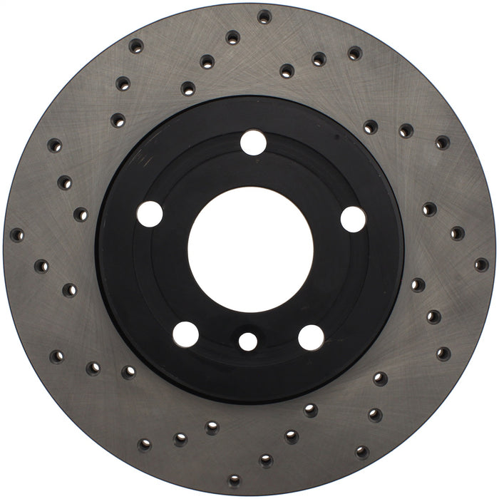 StopTech 128.22003R StopTech Sport Cross Drilled Brake Rotor; Front Right - Truck Part Superstore