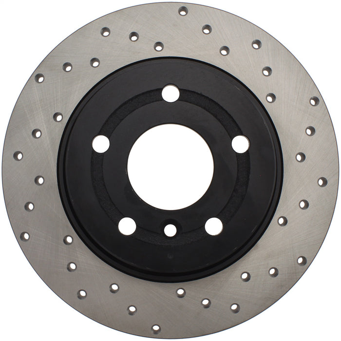 StopTech 128.22004L StopTech Sport Cross Drilled Brake Rotor; Rear Left - Truck Part Superstore
