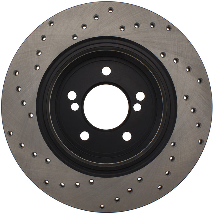 StopTech 128.34054L StopTech Sport Cross Drilled Brake Rotor; Rear Left - Truck Part Superstore
