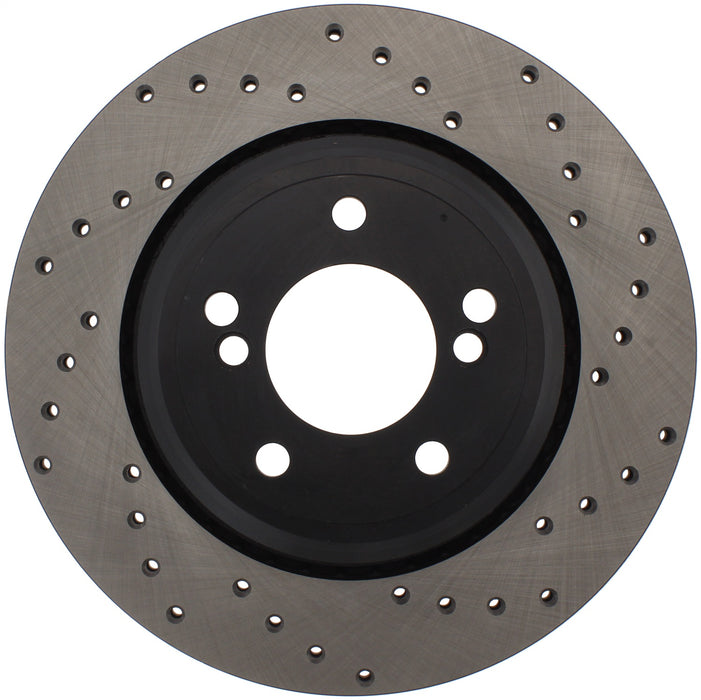 StopTech 128.34054L StopTech Sport Cross Drilled Brake Rotor; Rear Left - Truck Part Superstore