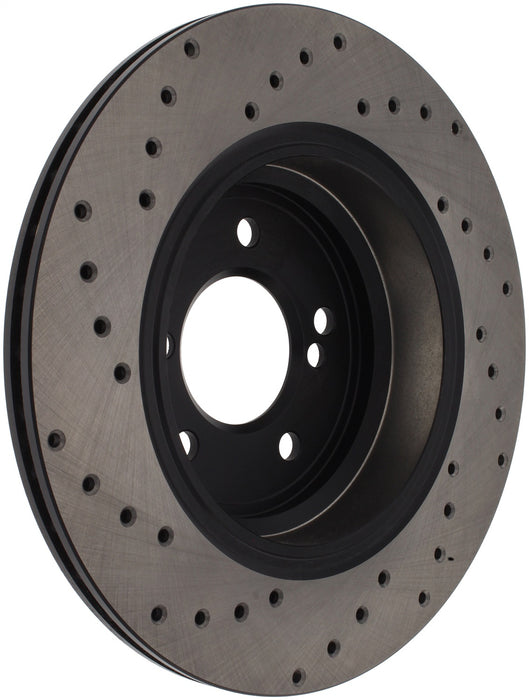 StopTech 128.34054R StopTech Sport Cross Drilled Brake Rotor; Rear Right - Truck Part Superstore