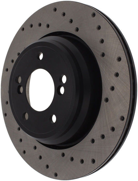 StopTech 128.34054R StopTech Sport Cross Drilled Brake Rotor; Rear Right - Truck Part Superstore