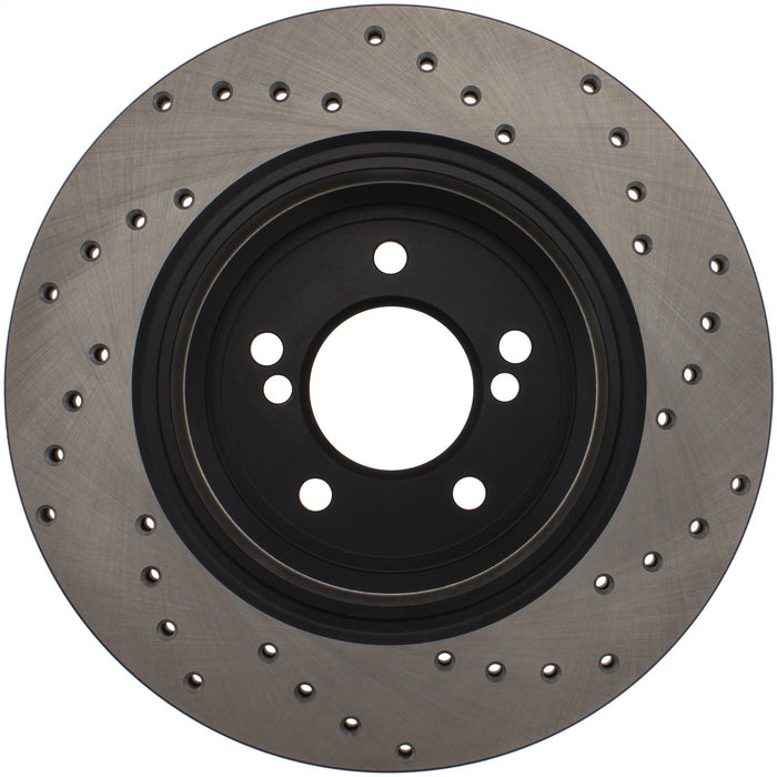 StopTech 128.34054R StopTech Sport Cross Drilled Brake Rotor; Rear Right - Truck Part Superstore