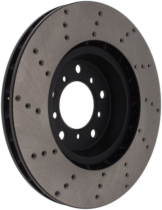 StopTech 128.34058L StopTech Sport Cross Drilled Brake Rotor; Front Left - Truck Part Superstore
