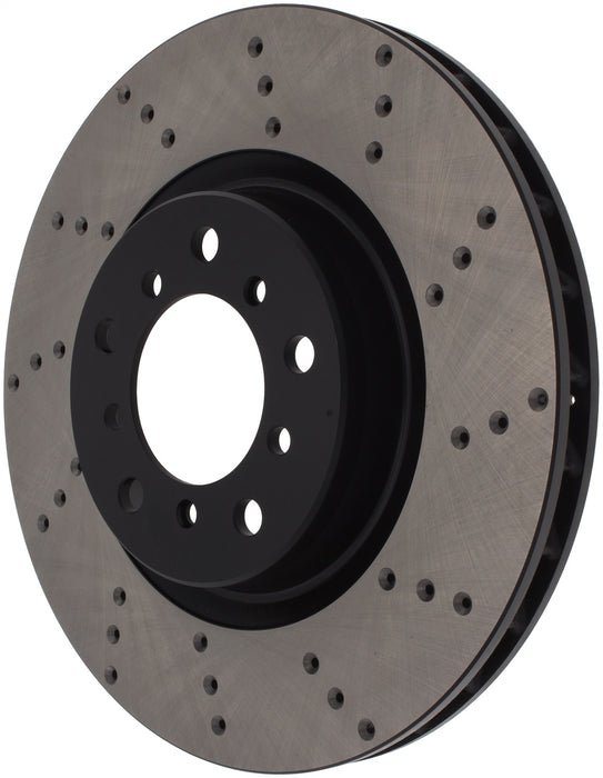 StopTech 128.34058L StopTech Sport Cross Drilled Brake Rotor; Front Left - Truck Part Superstore