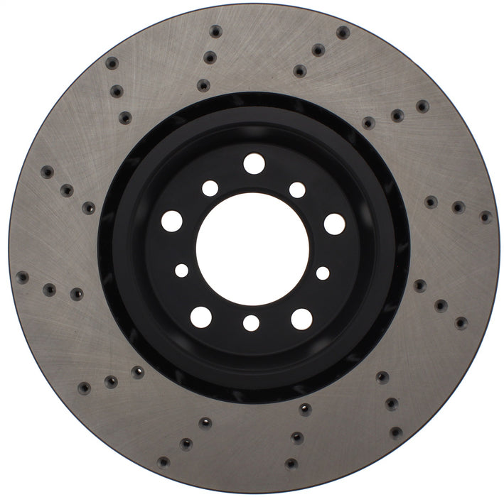 StopTech 128.34058L StopTech Sport Cross Drilled Brake Rotor; Front Left - Truck Part Superstore