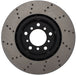 StopTech 128.34058L StopTech Sport Cross Drilled Brake Rotor; Front Left - Truck Part Superstore