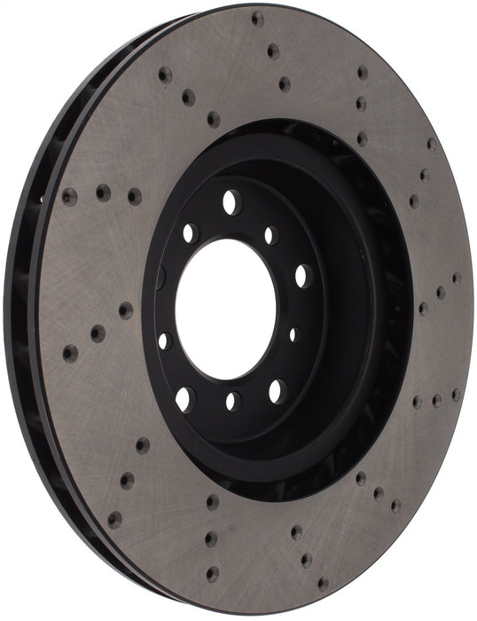StopTech 128.34059R StopTech Sport Cross Drilled Brake Rotor; Front Right - Truck Part Superstore