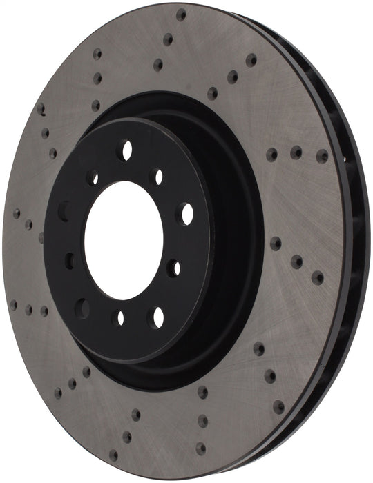 StopTech 128.34059R StopTech Sport Cross Drilled Brake Rotor; Front Right - Truck Part Superstore