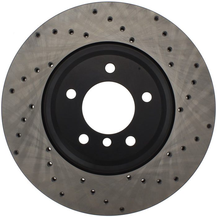 StopTech 128.34093L StopTech Sport Cross Drilled Brake Rotor; Front Left - Truck Part Superstore