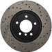 StopTech 128.34093L StopTech Sport Cross Drilled Brake Rotor; Front Left - Truck Part Superstore