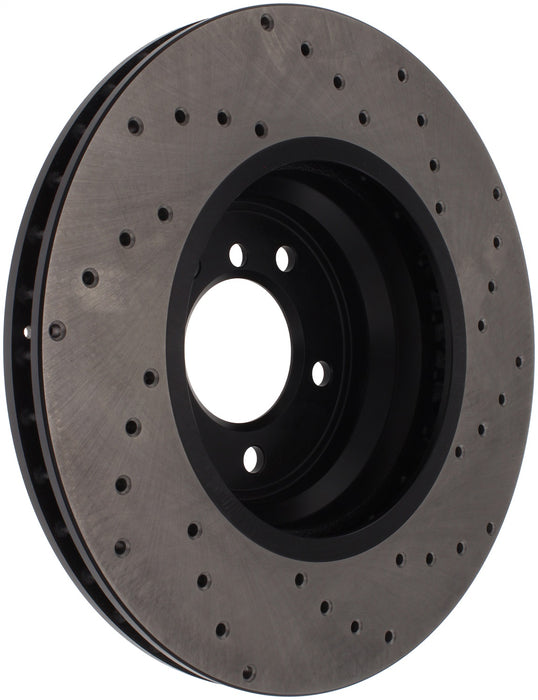 StopTech 128.34093R StopTech Sport Cross Drilled Brake Rotor; Front Right - Truck Part Superstore