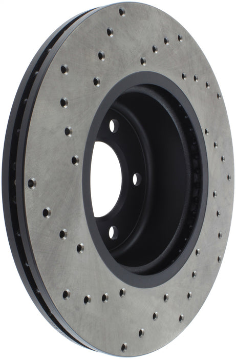 StopTech 128.34104L StopTech Sport Cross Drilled Brake Rotor; Front Left - Truck Part Superstore