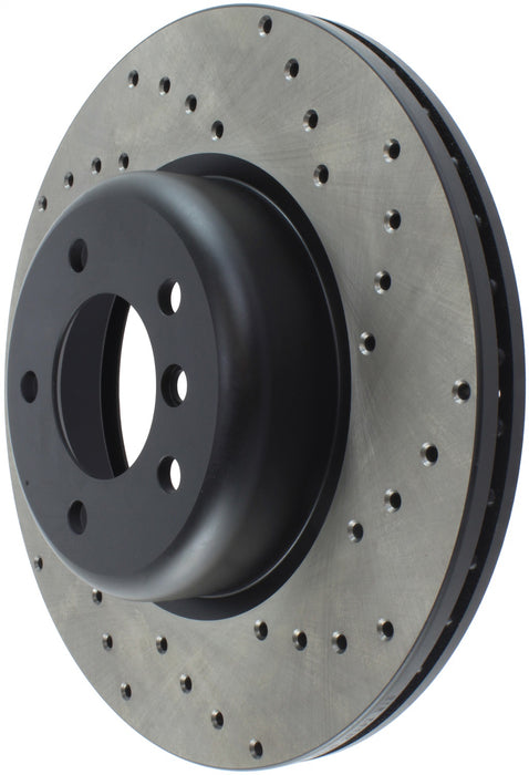 StopTech 128.34104L StopTech Sport Cross Drilled Brake Rotor; Front Left - Truck Part Superstore