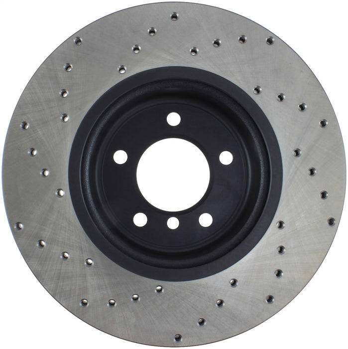 StopTech 128.34104L StopTech Sport Cross Drilled Brake Rotor; Front Left - Truck Part Superstore