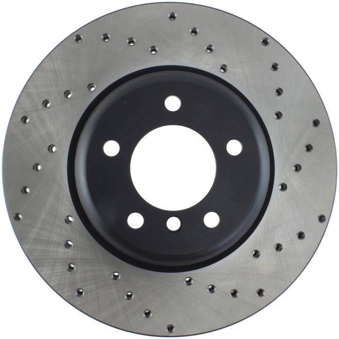 StopTech 128.34104L StopTech Sport Cross Drilled Brake Rotor; Front Left - Truck Part Superstore