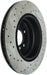 StopTech 128.34109L StopTech Sport Cross Drilled Brake Rotor; Rear Left - Truck Part Superstore