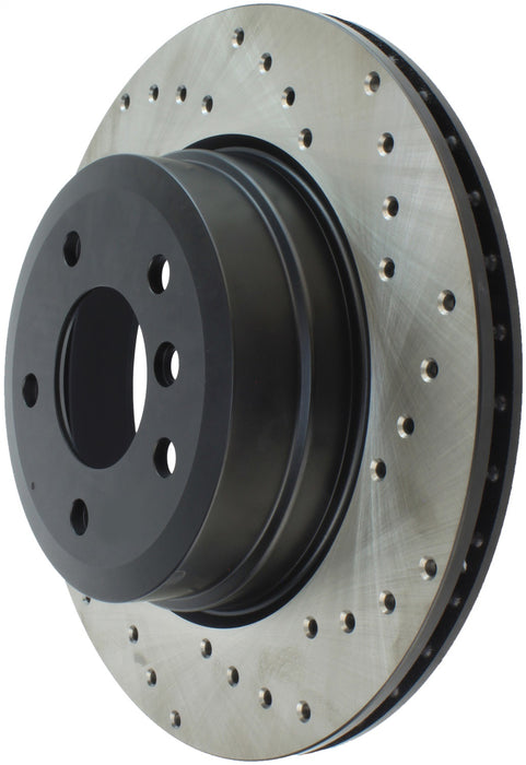 StopTech 128.34109L StopTech Sport Cross Drilled Brake Rotor; Rear Left - Truck Part Superstore