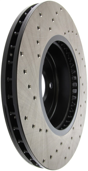 StopTech 128.34124L StopTech Sport Cross Drilled Brake Rotor; Front Left - Truck Part Superstore