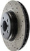 StopTech 128.34124L StopTech Sport Cross Drilled Brake Rotor; Front Left - Truck Part Superstore