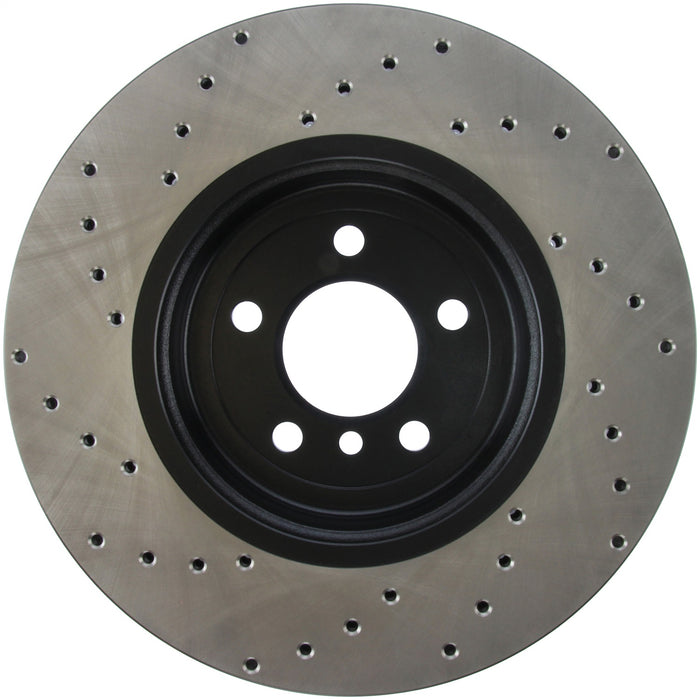 StopTech 128.34124L StopTech Sport Cross Drilled Brake Rotor; Front Left - Truck Part Superstore