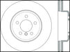 StopTech 128.34124L StopTech Sport Cross Drilled Brake Rotor; Front Left - Truck Part Superstore