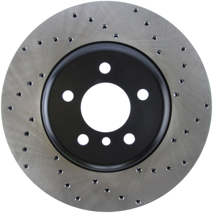 StopTech 128.34124L StopTech Sport Cross Drilled Brake Rotor; Front Left - Truck Part Superstore