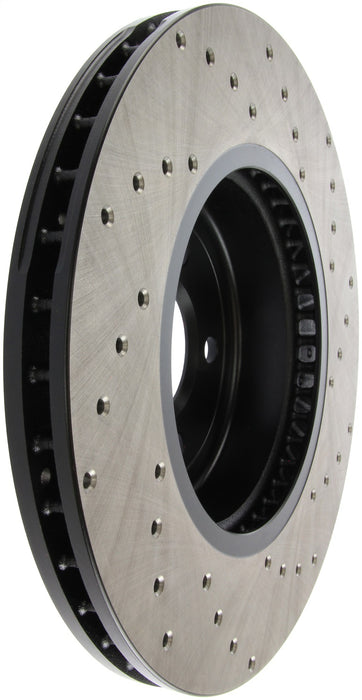 StopTech 128.34124R StopTech Sport Cross Drilled Brake Rotor; Front Right - Truck Part Superstore