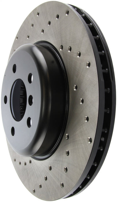 StopTech 128.34124R StopTech Sport Cross Drilled Brake Rotor; Front Right - Truck Part Superstore