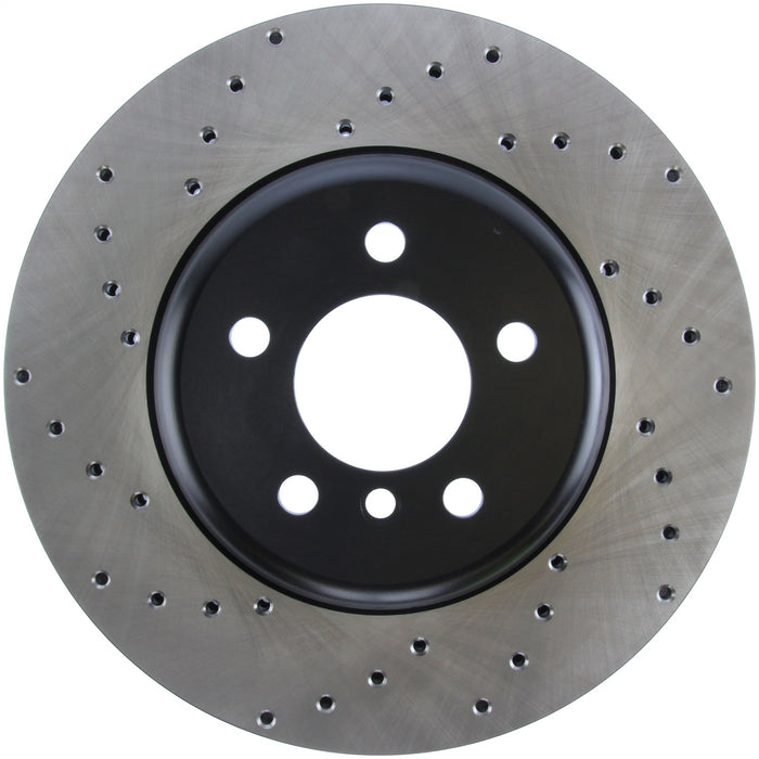 StopTech 128.34124R StopTech Sport Cross Drilled Brake Rotor; Front Right - Truck Part Superstore