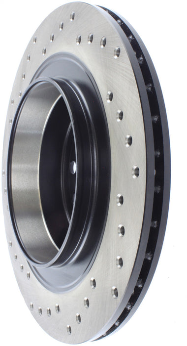 StopTech 128.38015L StopTech Sport Cross Drilled Brake Rotor; Rear Left - Truck Part Superstore