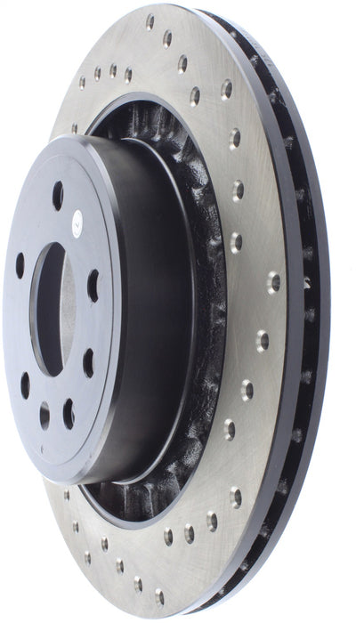 StopTech 128.38015L StopTech Sport Cross Drilled Brake Rotor; Rear Left - Truck Part Superstore