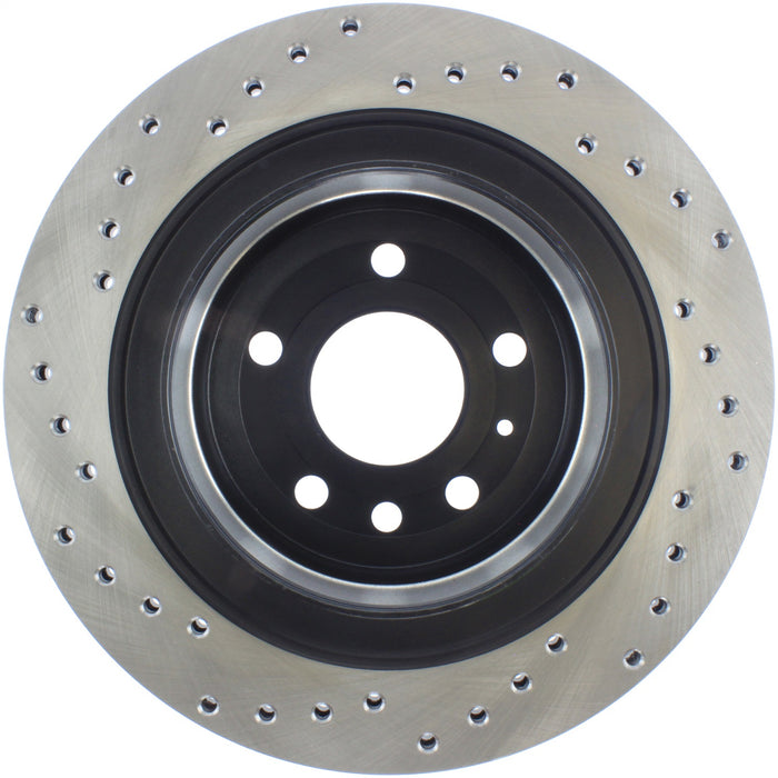 StopTech 128.38015L StopTech Sport Cross Drilled Brake Rotor; Rear Left - Truck Part Superstore