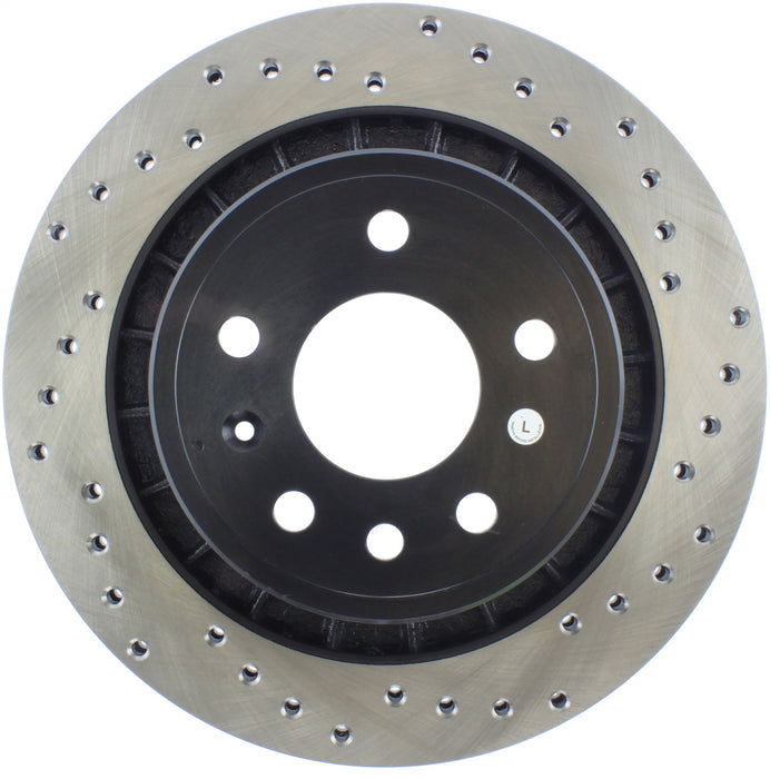 StopTech 128.38015L StopTech Sport Cross Drilled Brake Rotor; Rear Left - Truck Part Superstore