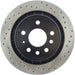 StopTech 128.38015L StopTech Sport Cross Drilled Brake Rotor; Rear Left - Truck Part Superstore