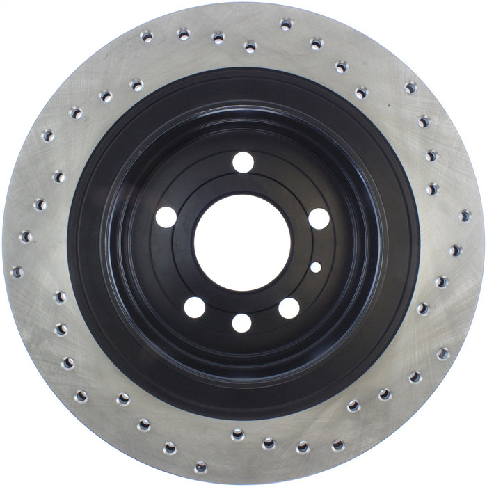 StopTech 128.38015R StopTech Sport Cross Drilled Brake Rotor; Rear Right - Truck Part Superstore