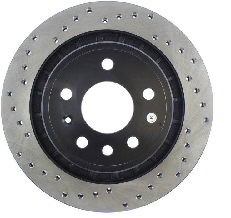 StopTech 128.38015R StopTech Sport Cross Drilled Brake Rotor; Rear Right - Truck Part Superstore