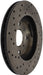 StopTech 128.40034L StopTech Sport Cross Drilled Brake Rotor; Front Left - Truck Part Superstore